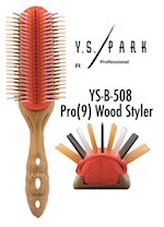 YS PARK 508 STYLING 9 ROW BRUS - YS PARK 508 STYLING 9 ROW BRUSHES TIMBER