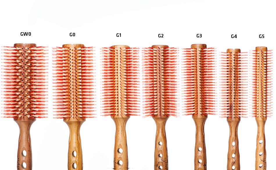 YS PARK G-SERIES BRUSHES SETCU - YS PARK G-SERIES BRUSHES CURL SHINE SET OF 5 OR 7 RADIALS