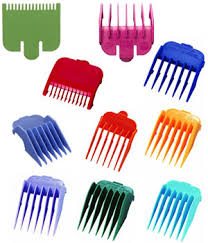 CLIPPER COMB ATTACHMENTS COLORED