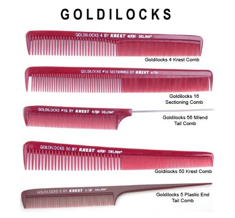 Goldilocks combs (set) - Goldilocks combs set